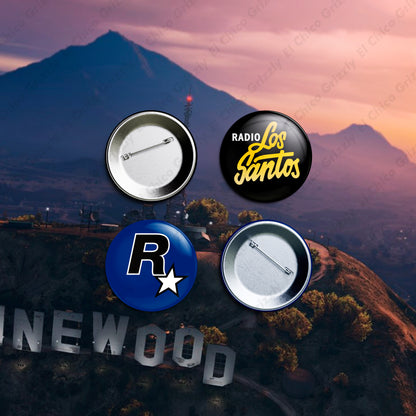 GRAND THEFT AUTO V - RADIO PIN PACK