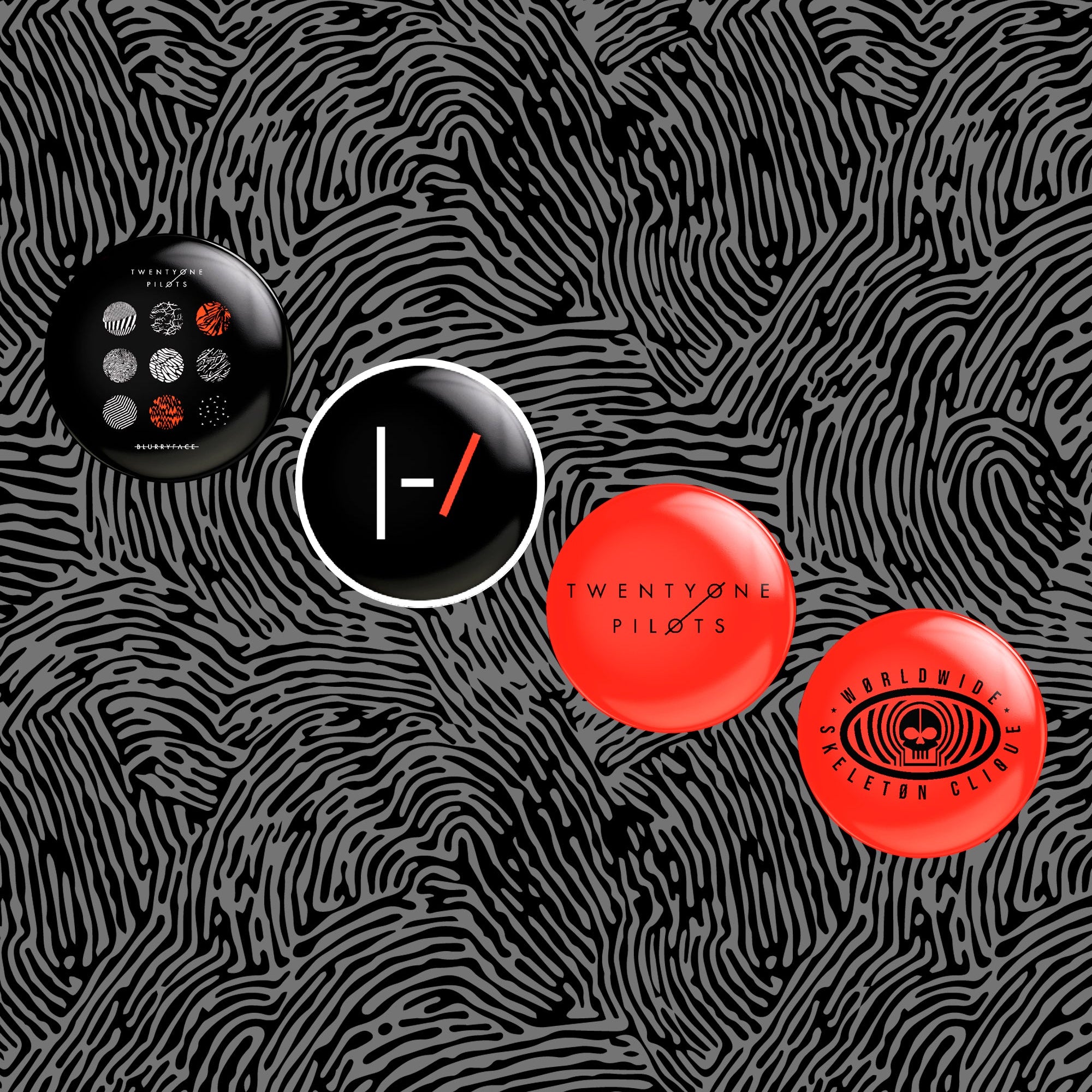 TWENTY ONE PILOTS PIN PACK