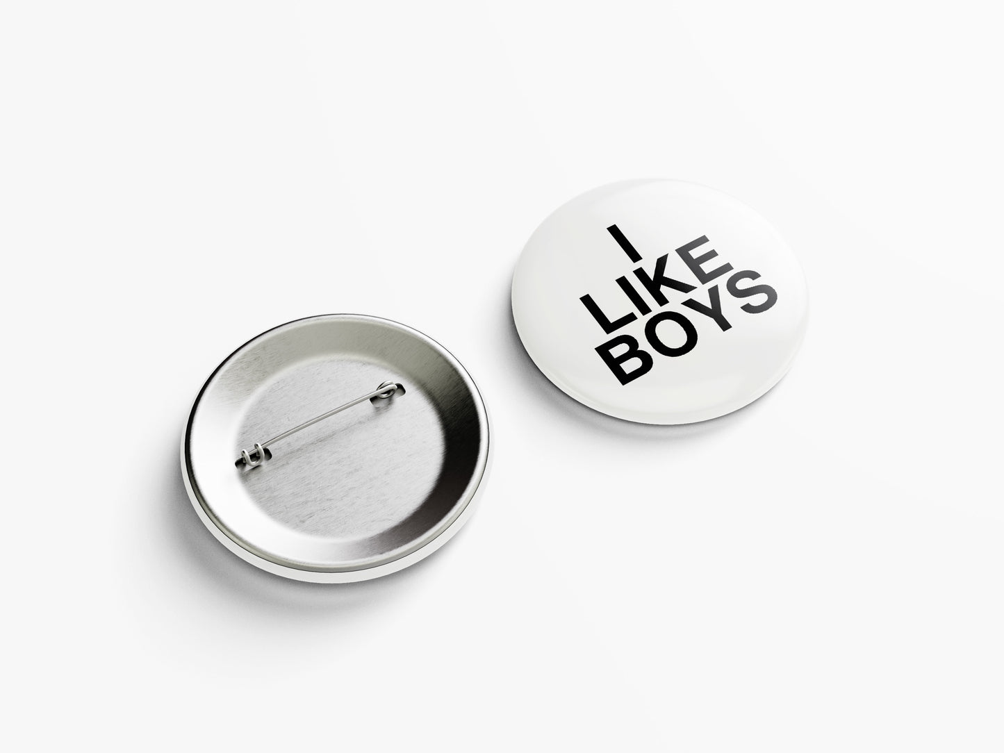 I LIKE BOYS PIN