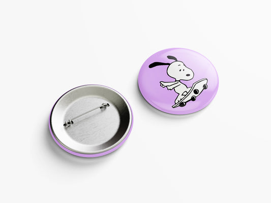 SNOPPY SKATE PIN