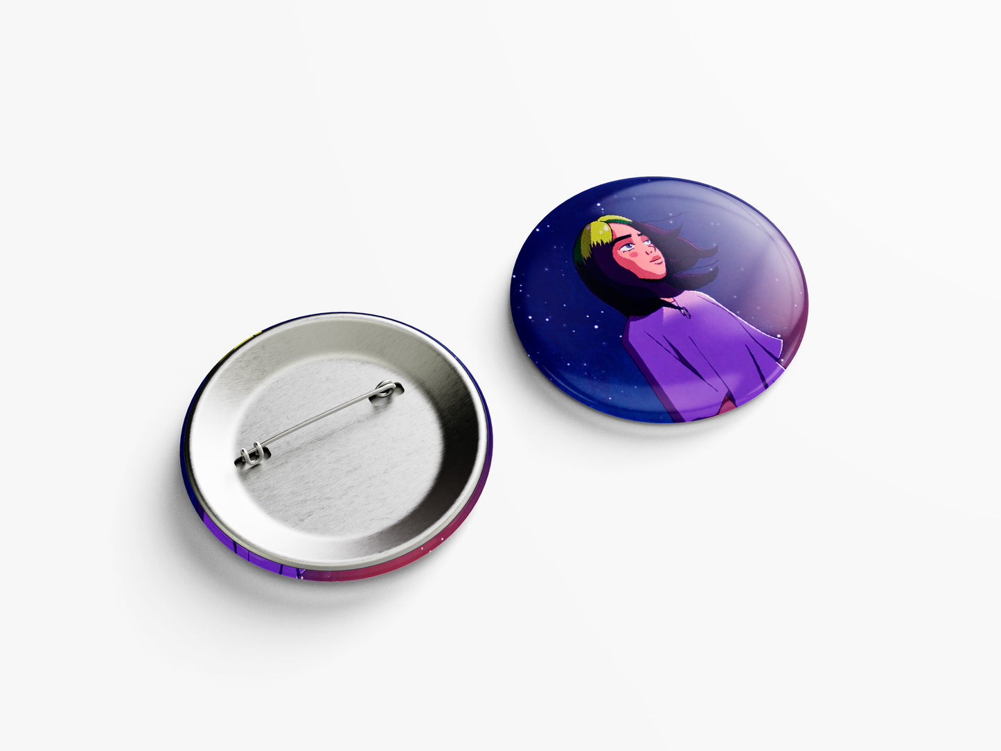 BILLIE EILISH ANIME PIN