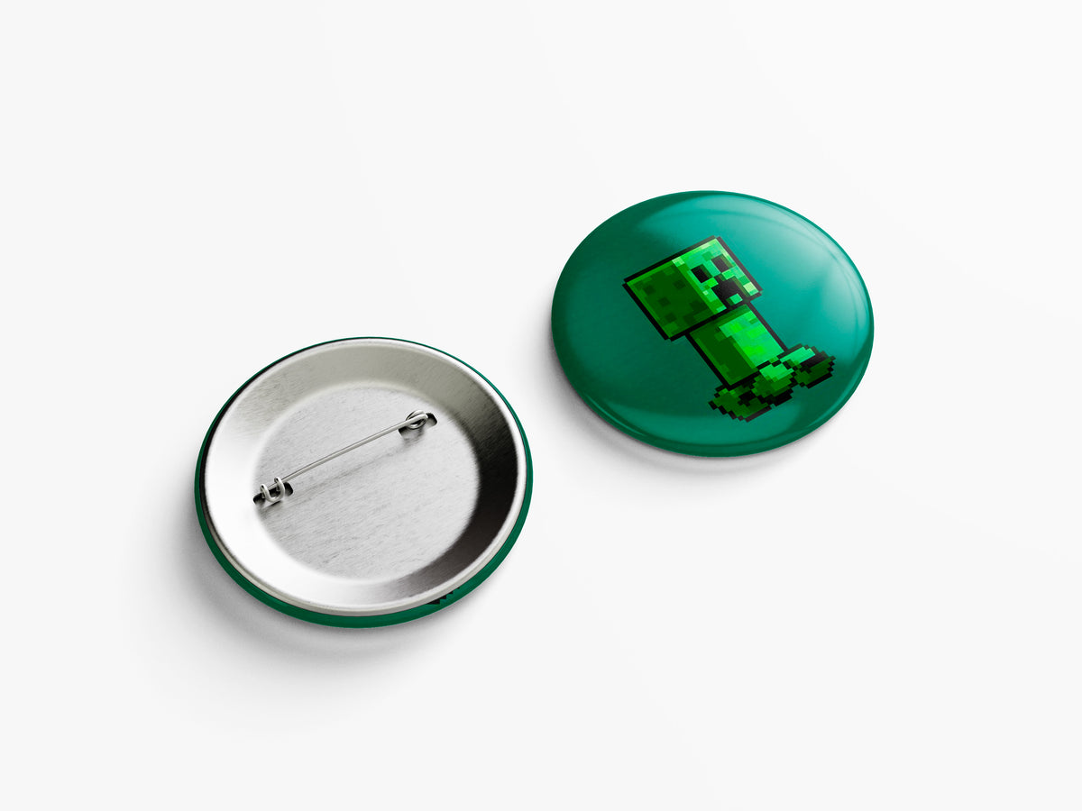 Pin Minecraft Design Minecraft Creeper Lapel Pin