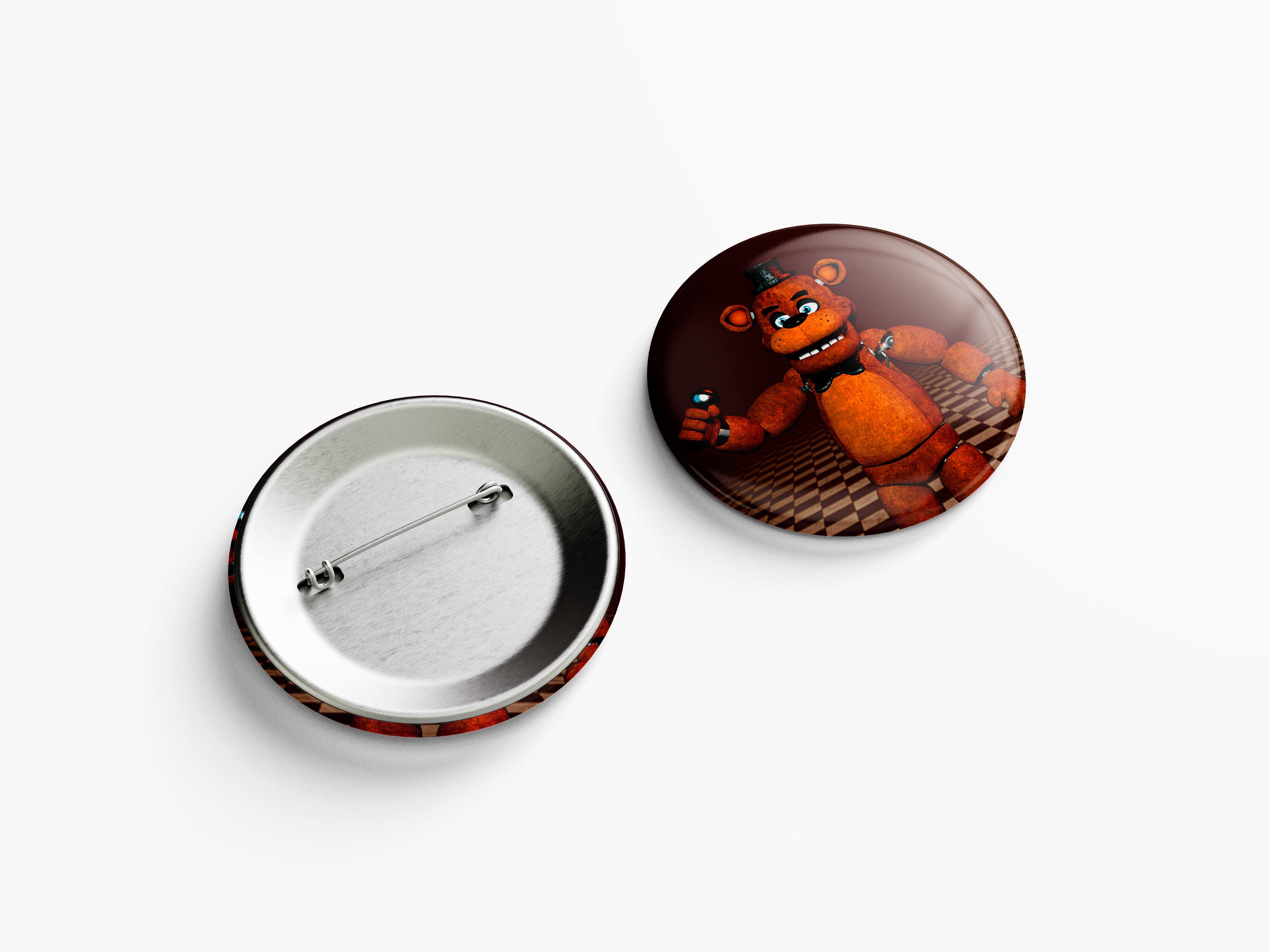 Freddy Spring Pin FIVE NIGHTS AT FREDDY'S: FREDDY FAZBEAR PIN – El Chico Grizzly