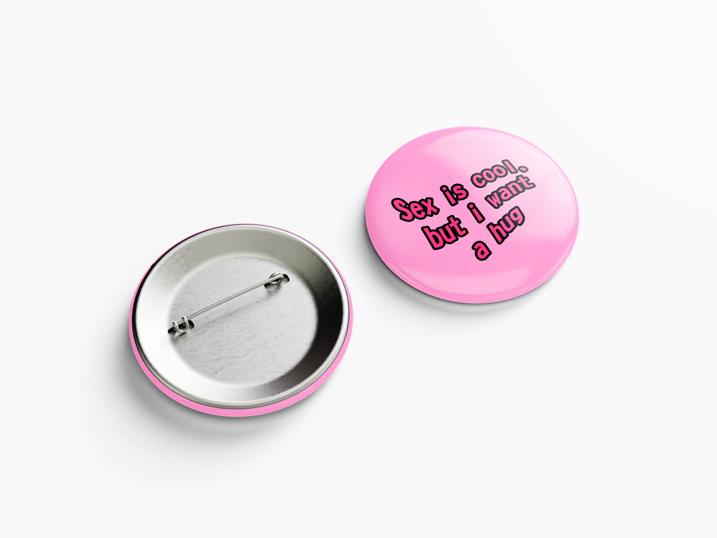 SEX & HUGS PIN